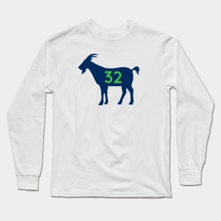 MIN GOAT - 32 - White Long Sleeve T-Shirt